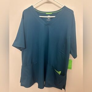 Women's Monica V-Neck Solid Scrub Top 3X NWT